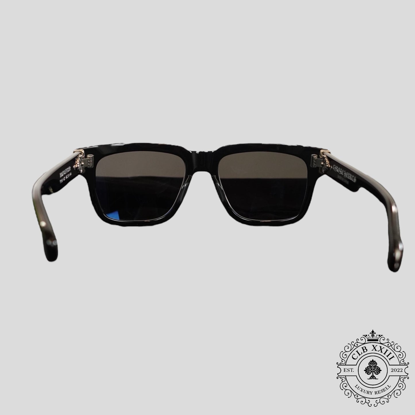 Chrome Hearts Box Officer Sunglasses in Black