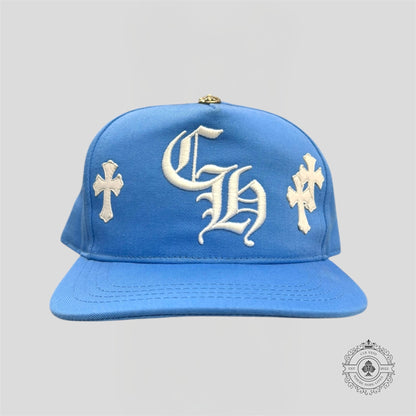 Chrome Hearts Cross Patch Hat in Carolina Blue