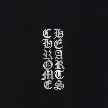 Chrome Hearts 1988 Vertical Logo Hoodie in Black/Silver