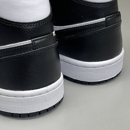 NIKE AIR JORDAN 1 Mid Panda Shoe Women's Sz 6 Black / White DV0991-101 (New)
