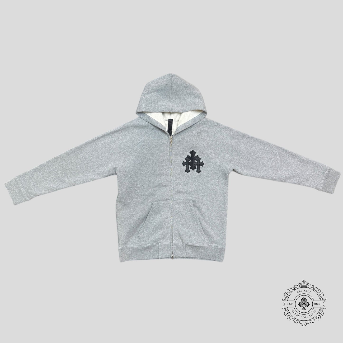 Chrome Hearts Paper Jam Zip Up Hoodie