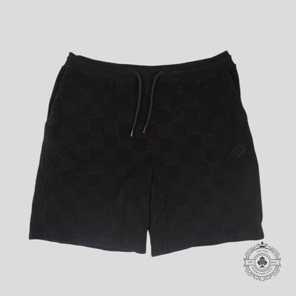 Louis Vuitton Damier French Terry Shorts in Black