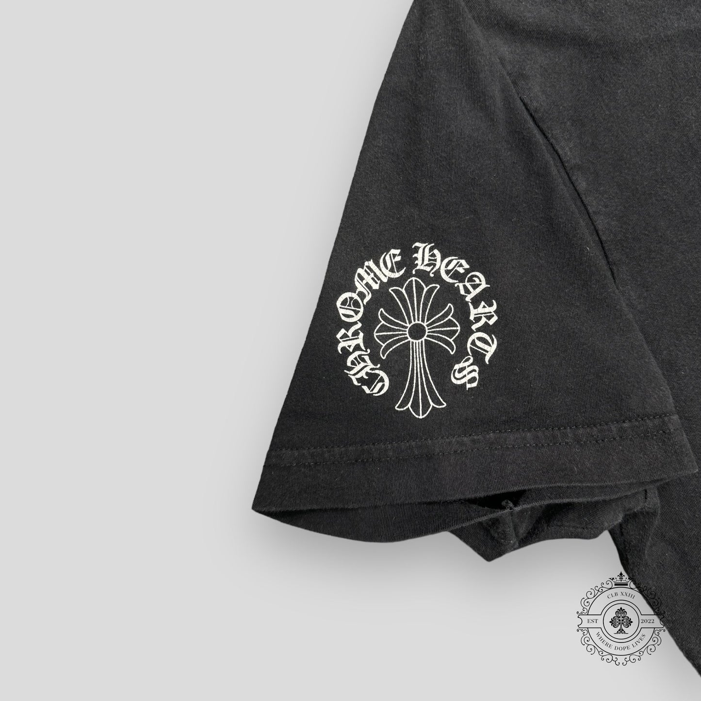Chrome Hearts Neck Logo Pocket T-Shirt in Black