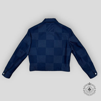 Louis Vuitton Damier Tailored Wool Trucker Jacket