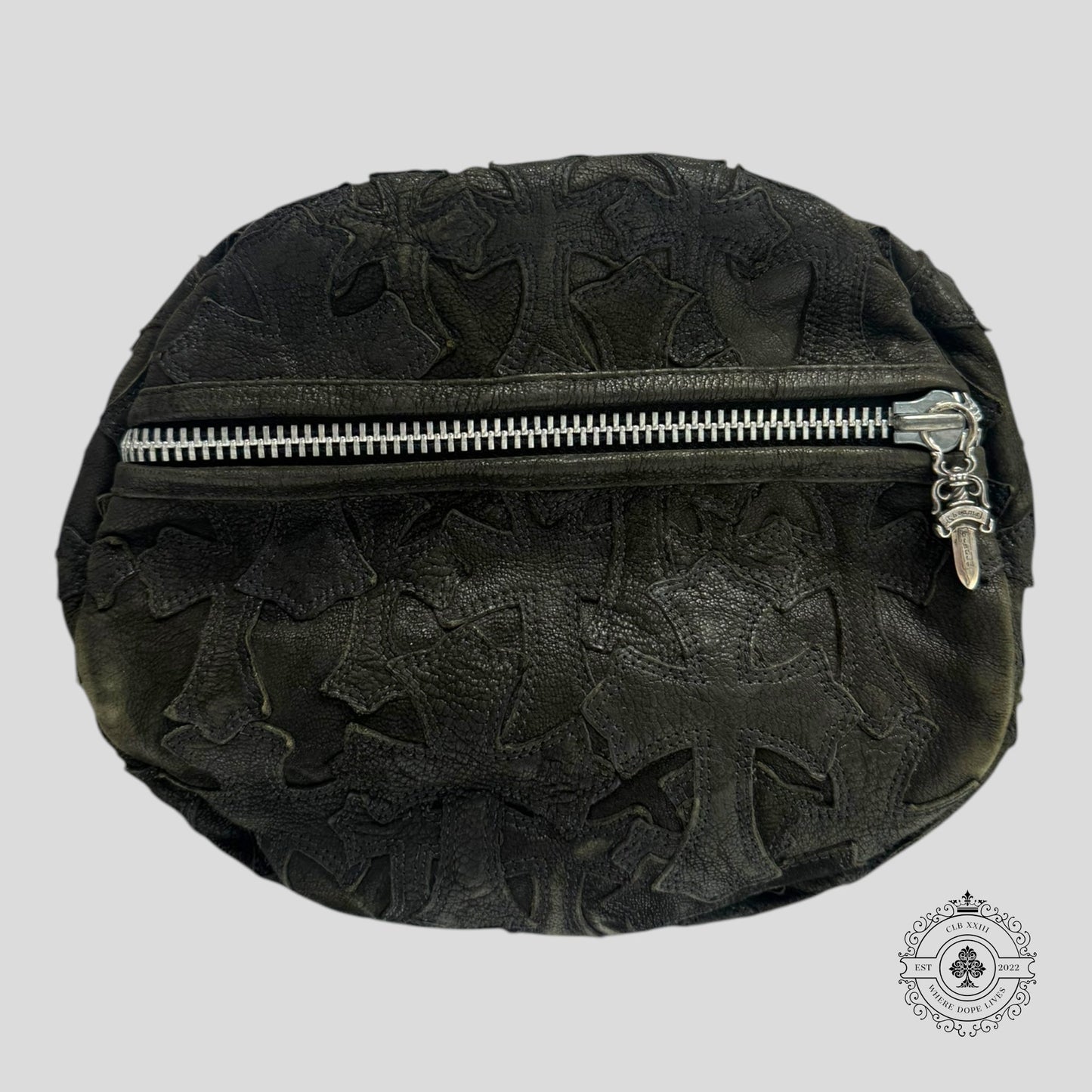 Chrome Hearts Leather Cross Patch Duffle Bag