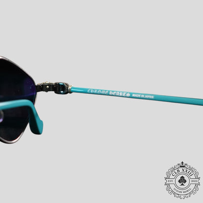 Chrome Hearts Diamond Dog Sunglasses in Blue