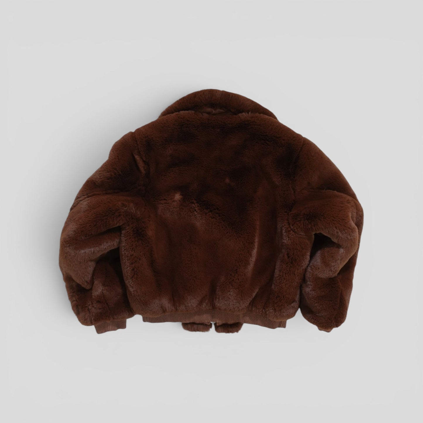 Amiri Cropped Faux Fur Zip Up