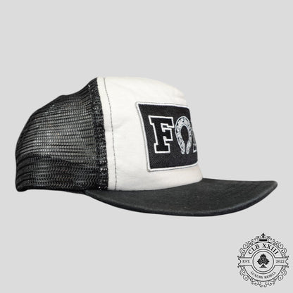 Chrome Hearts Foti Patch Trucker Hat in White