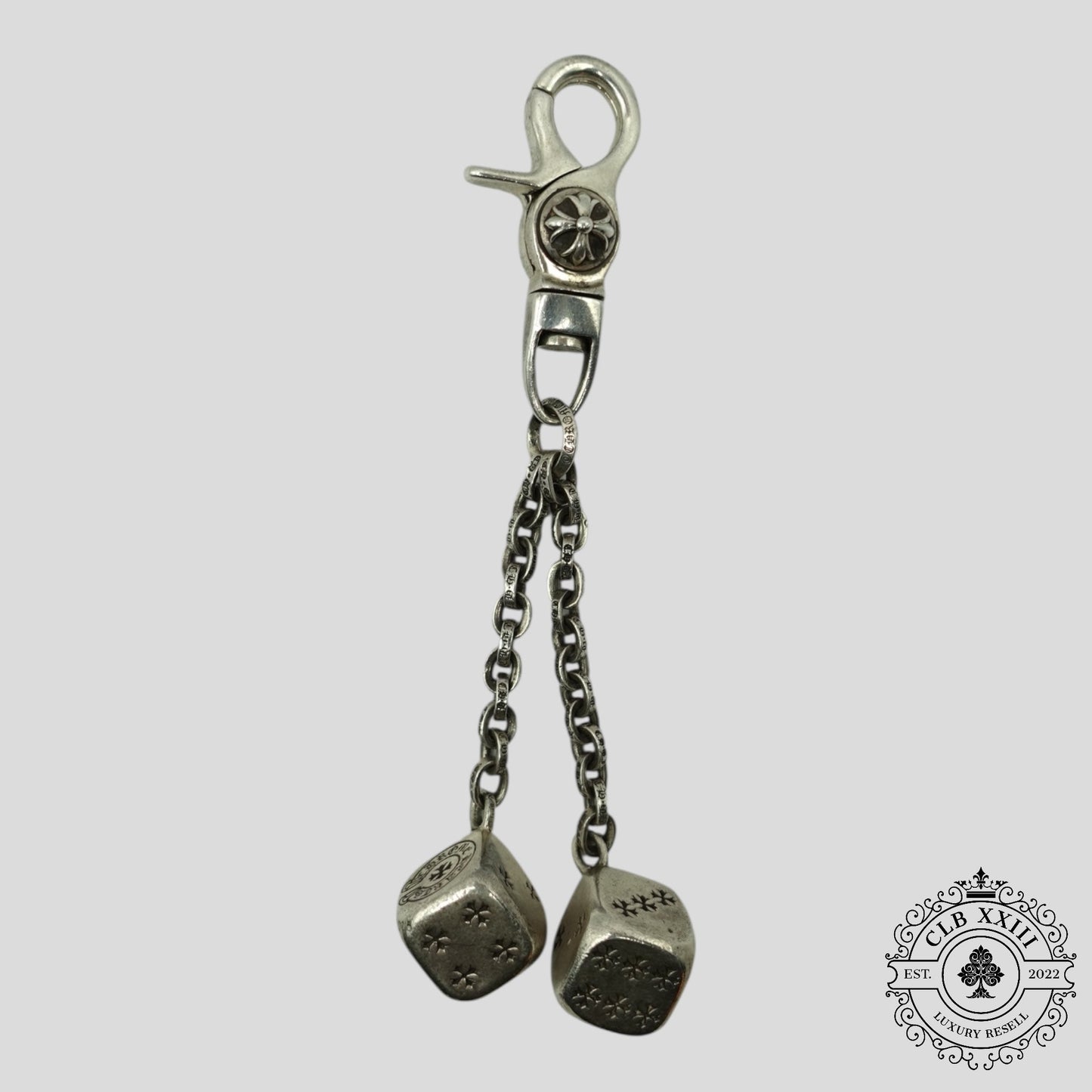 Chrome Hearts Dice Keychain