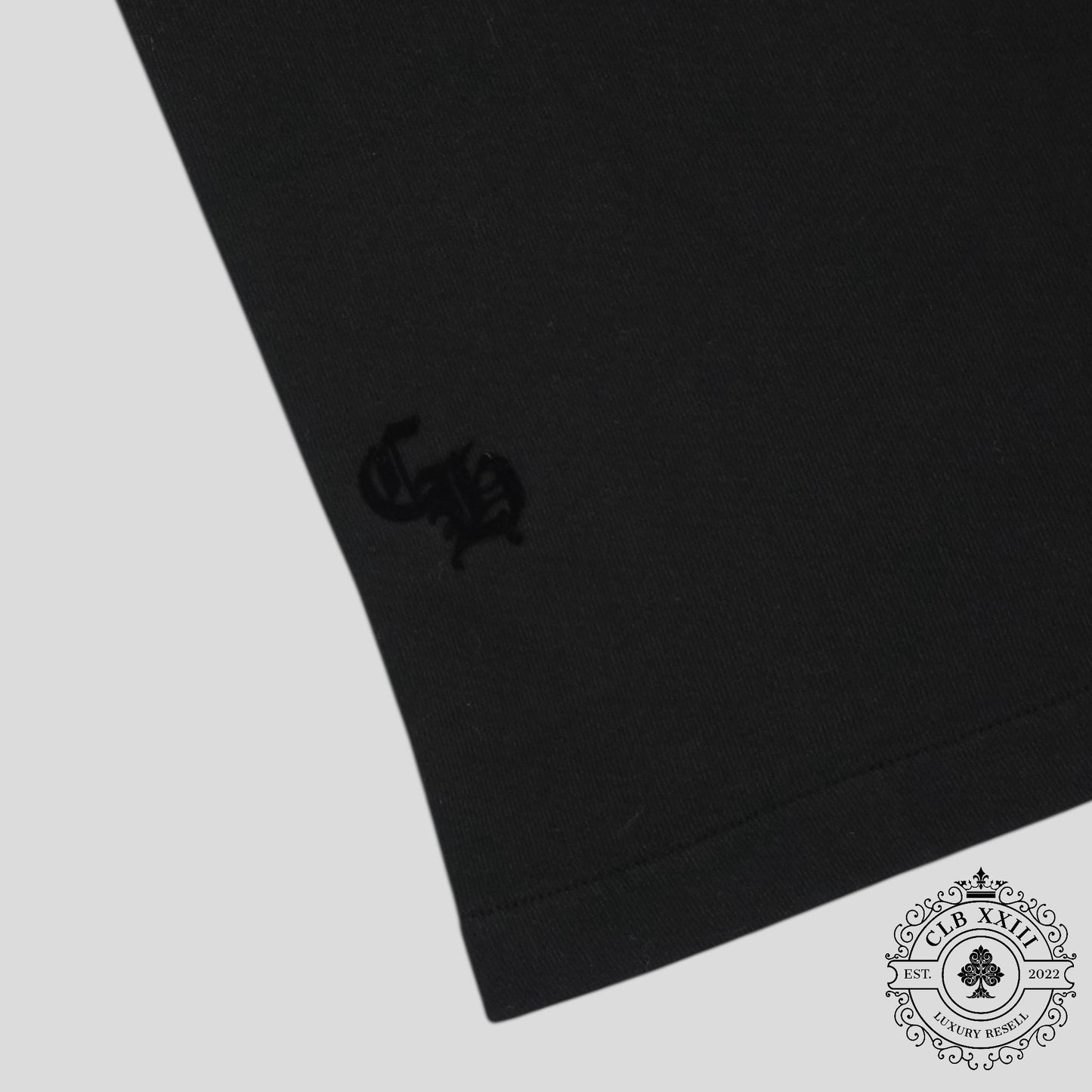 Chrome Hearts Women's Triple Cross CH Flocked Sweatpants in Black