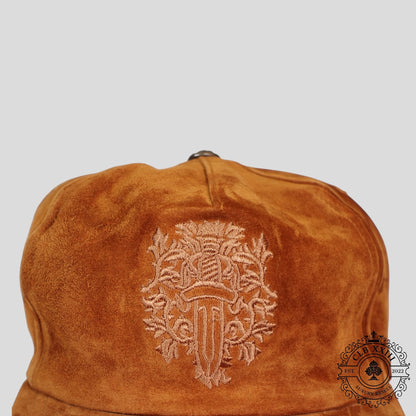 Chrome Hearts Suede Vine Dagger Hat in Brown