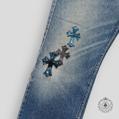 Chrome Hearts Galaxy Patch Jeans