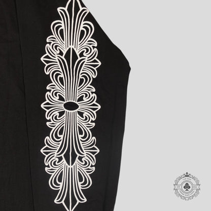 Chrome Hearts Miami Exclusive Horseshoe Logo Long Sleeve in Black