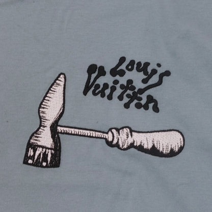 Louis Vuitton Multi Tool Embroidered Tee in Blue
