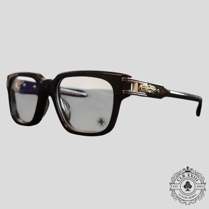 Chrome Hearts Bulge Glasses in Brown/Gold