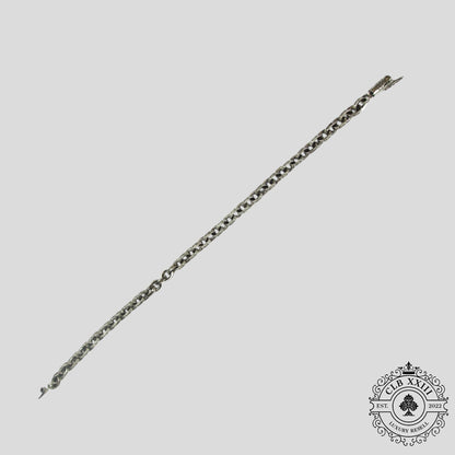 Chrome Hearts Paper Chain Bracelet in Silver