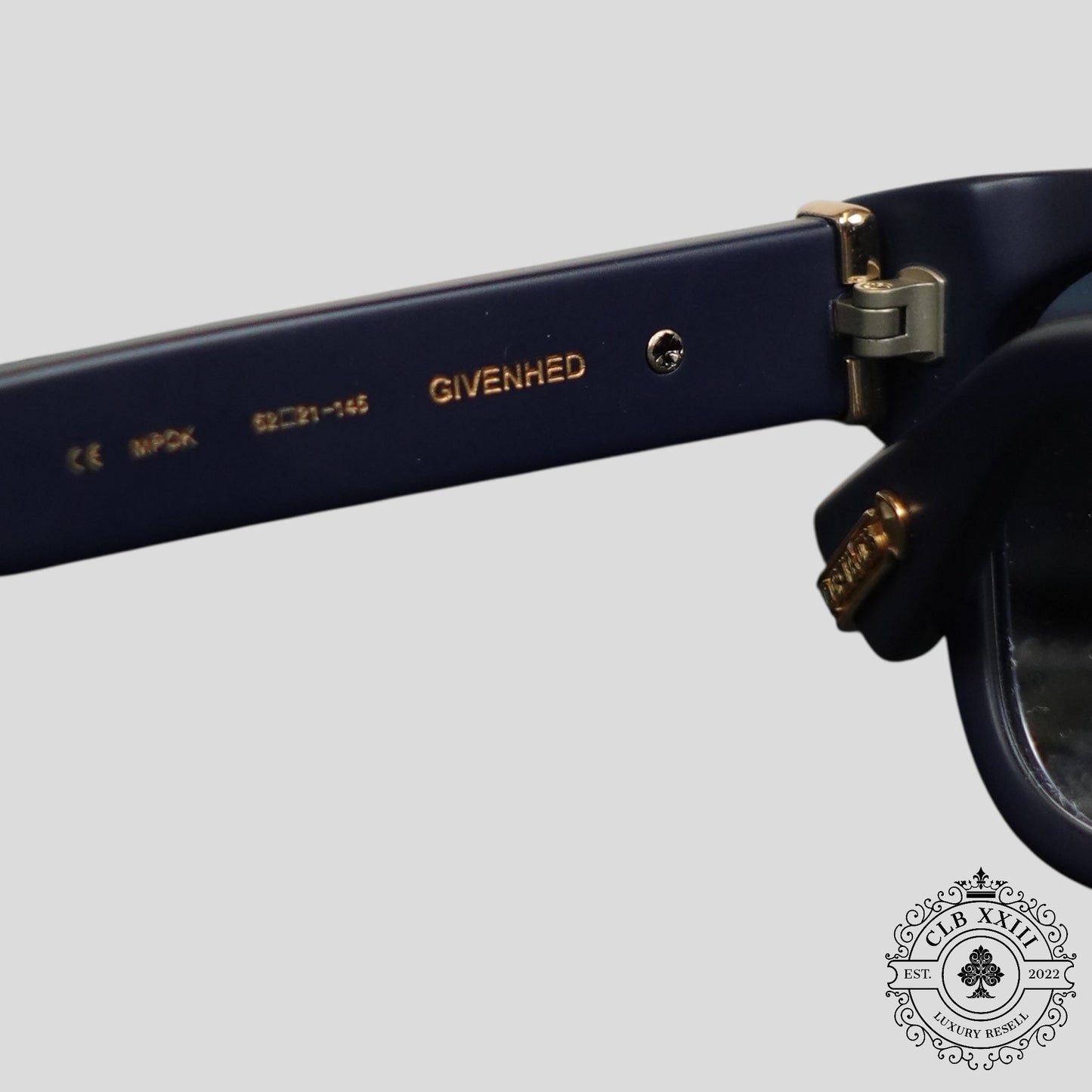 Chrome Hearts Givenhed Sunglasses in Matte Navy