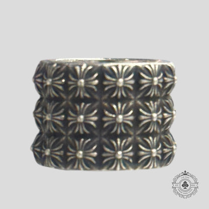Chrome Hearts Pete Punk Triple Stack Ring