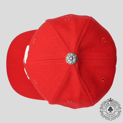 Chrome Hearts CH Embroidered Hat in Red