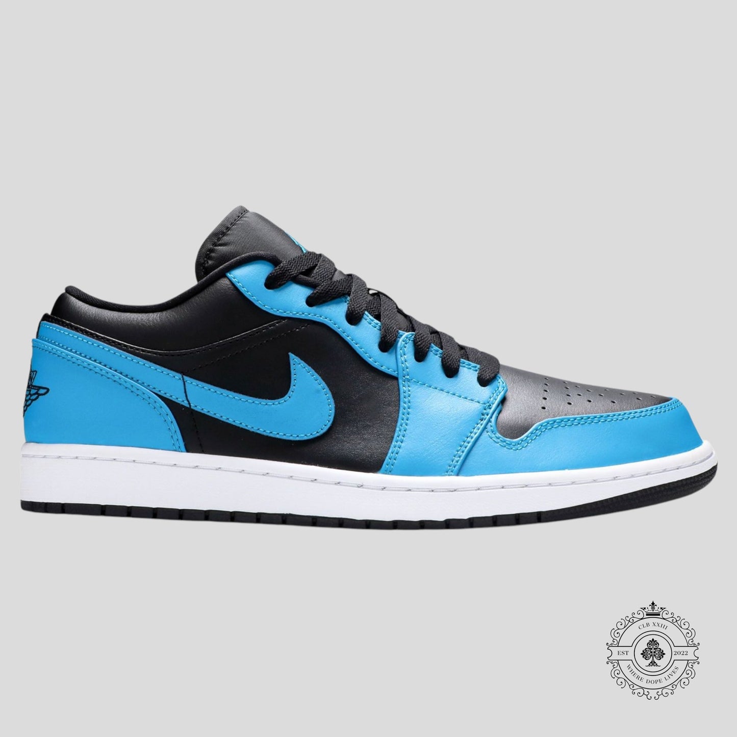 Air Jordan 1 Low Laser Blue Black