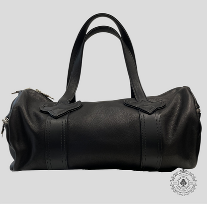 Chrome Hearts Mini Fleur Duffle Bag in Black
