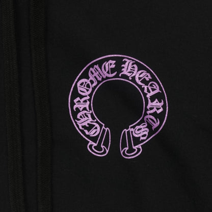 Chrome Hearts F&F Hoodie in Black / Purple