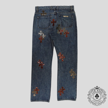 Chrome Hearts Gel Patch Turbo Diesel Jeans