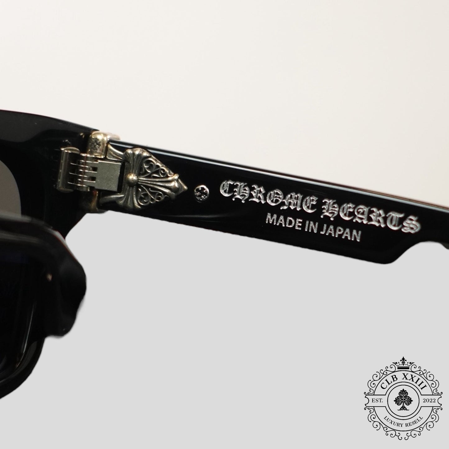 Chrome Hearts Box Officer Sunglasses in Black