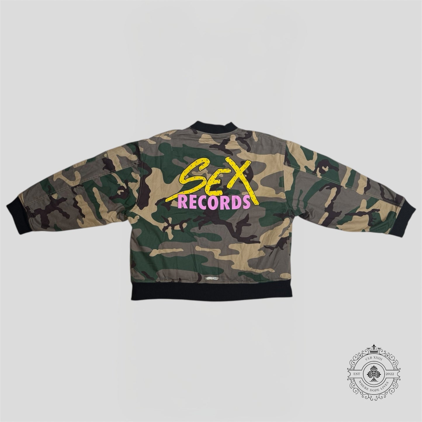 Chrome Hearts Matty Boy Sex Records Bomber Jacket