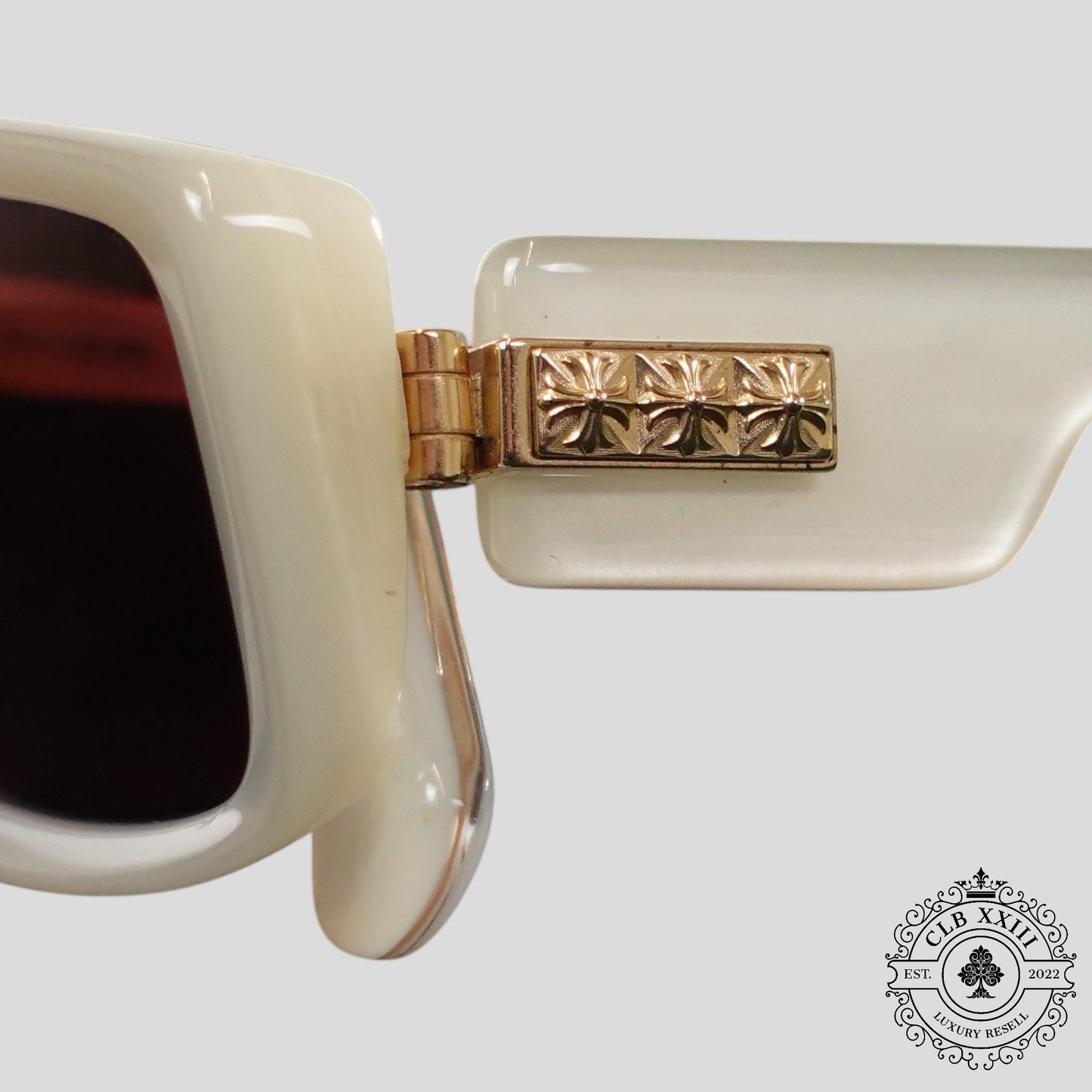 Chrome Hearts Kink Sunglasses in Pearl