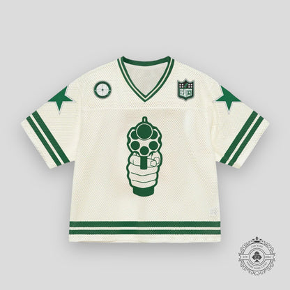 Bravest Studios 911 Football Jersey in Cream