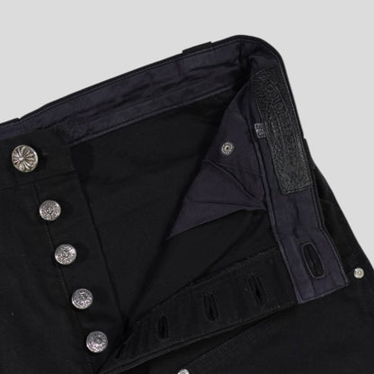 Chrome Hearts Double Knee Carpenter Pants in Black