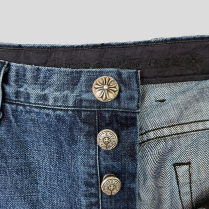 Chrome Hearts Cross Patch Turbo Diesel Jeans