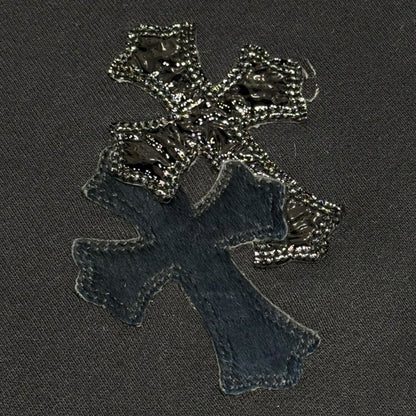 Chrome Hearts Cross Patch Sweatpants in Black