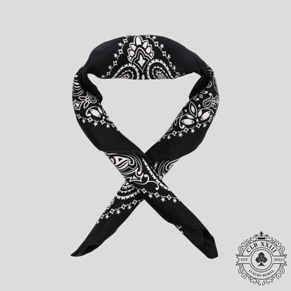 Amiri Silk Bandana in Black