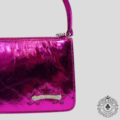 Chrome Hearts Patent Leather Purse in Pink