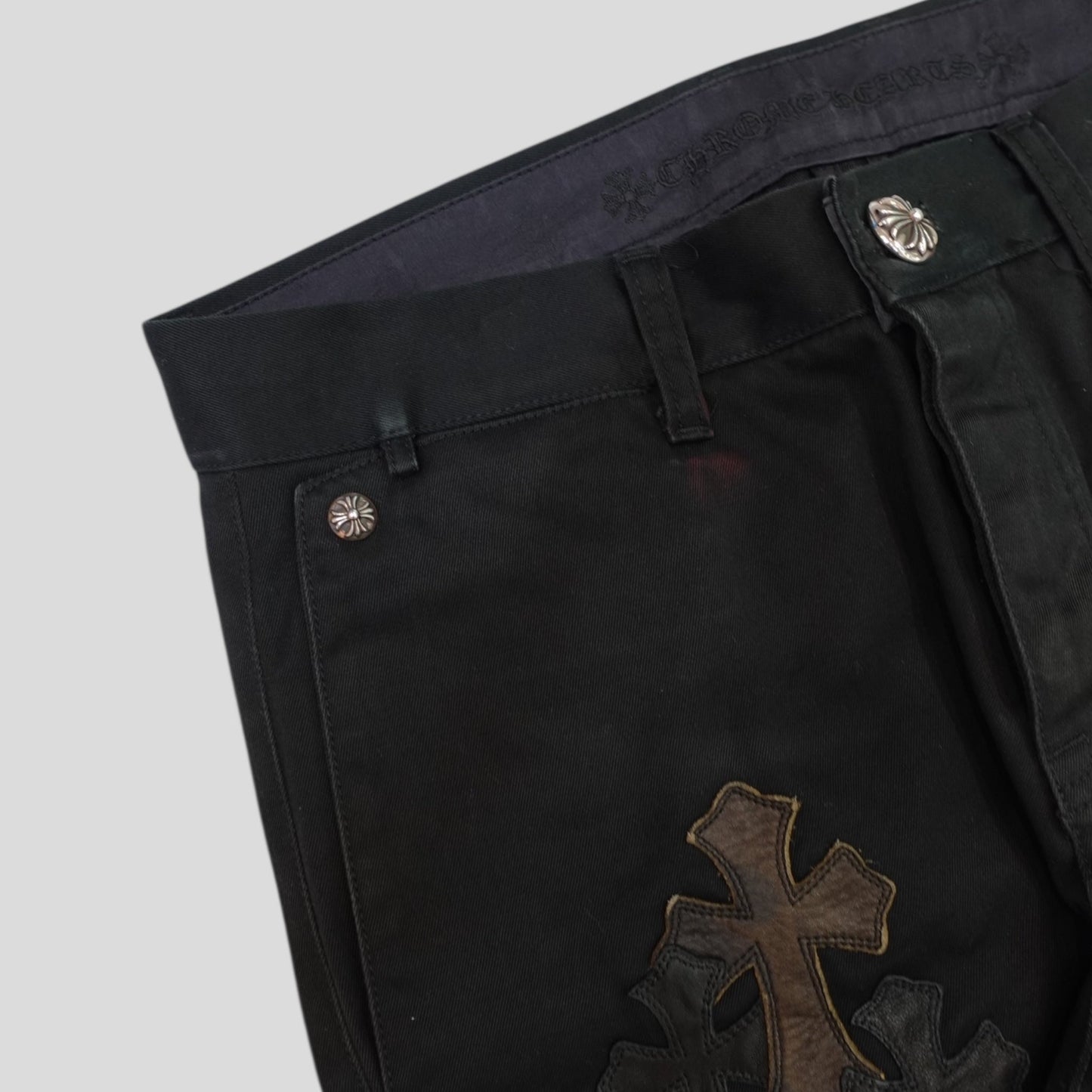 Chrome Hearts Cross Patch Chino Pants in Black/Camo