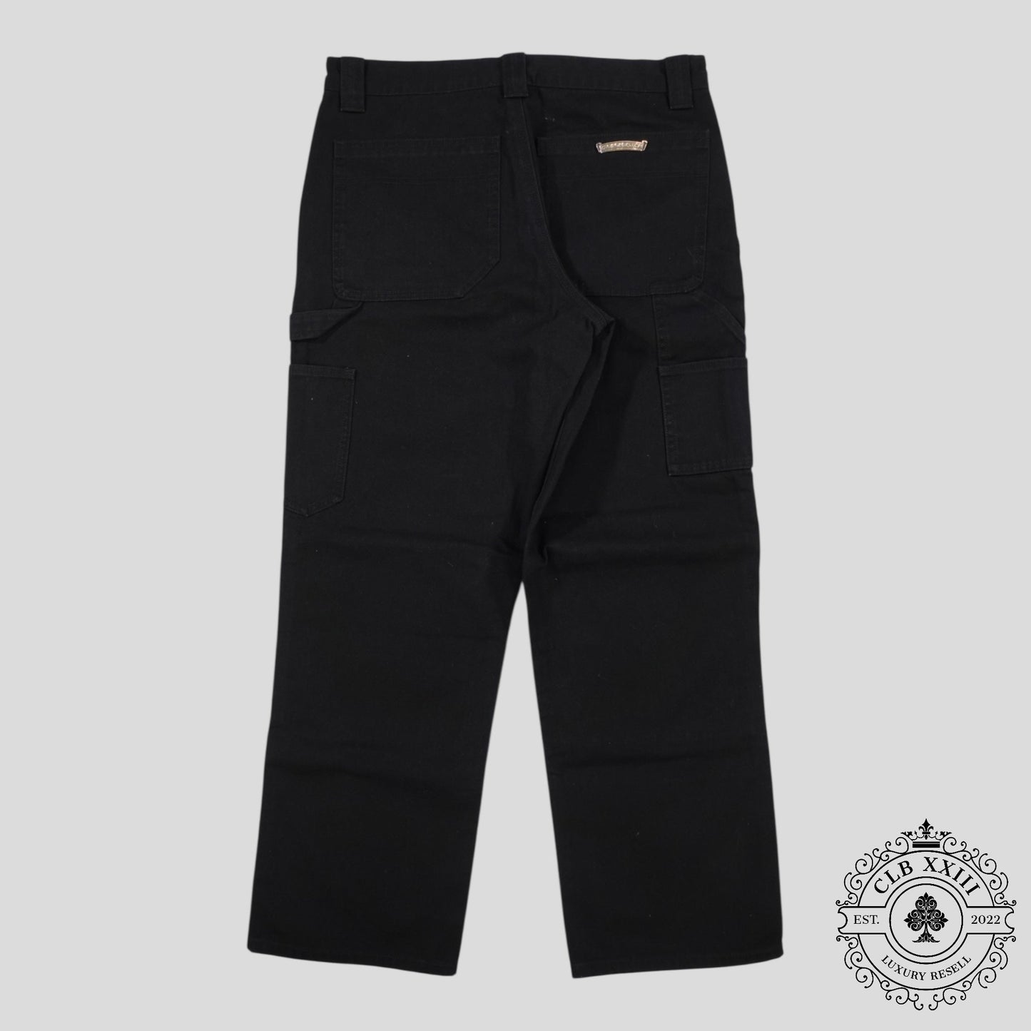 Chrome Hearts Double Knee Carpenter Pants in Black