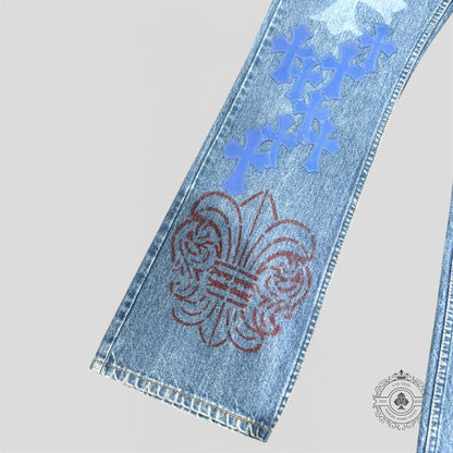 Chrome Hearts Stencil Jeans