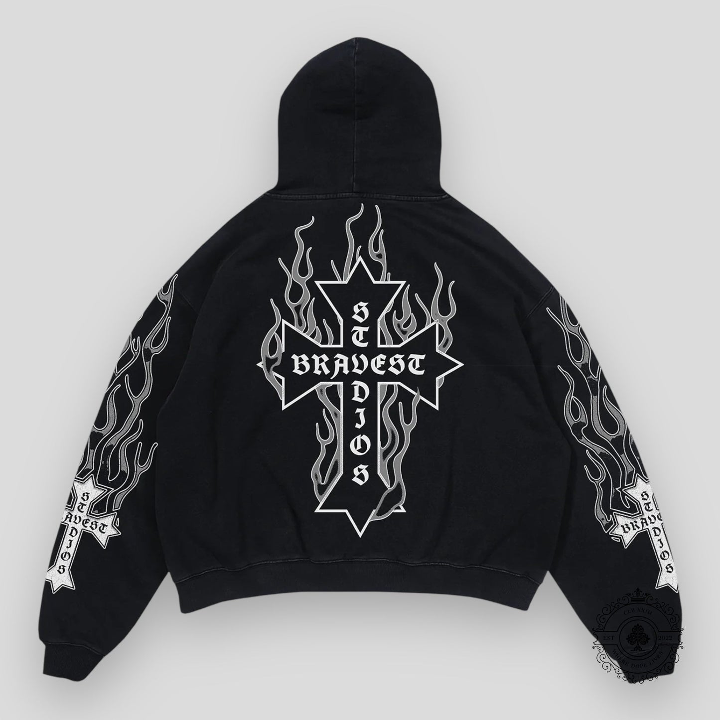 Bravest Studios Eternal Hoodie in Grey