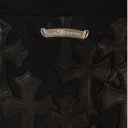 Chrome Hearts Cross Patch Carpenter Shorts in Black