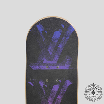 Louis Vuitton Pink & Blue Illusion Monogram Skateboard