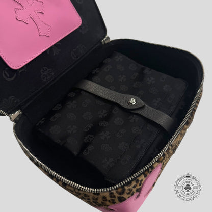 Chrome Hearts Jewelry Case in Leopard / Pink