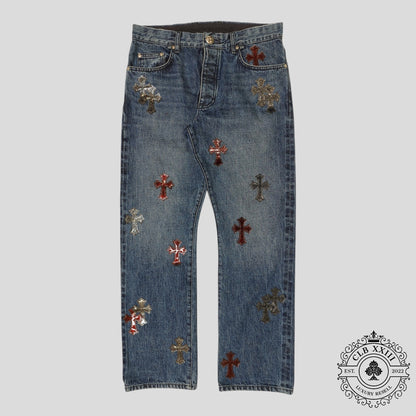 Chrome Hearts Gel Patch Turbo Diesel Jeans