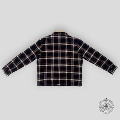Chrome Hearts Shearling Collar Zip-up Jacket