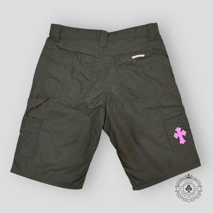 Chrome Hearts Double Knee Nylon Carpenter Short in Brown