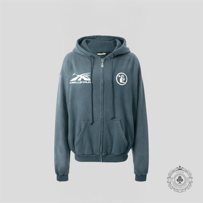 Hellstar Mirror Face Hoodie in Green