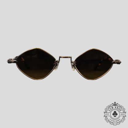 Chrome Hearts Diamond Dog Sunglasses in Tortoise