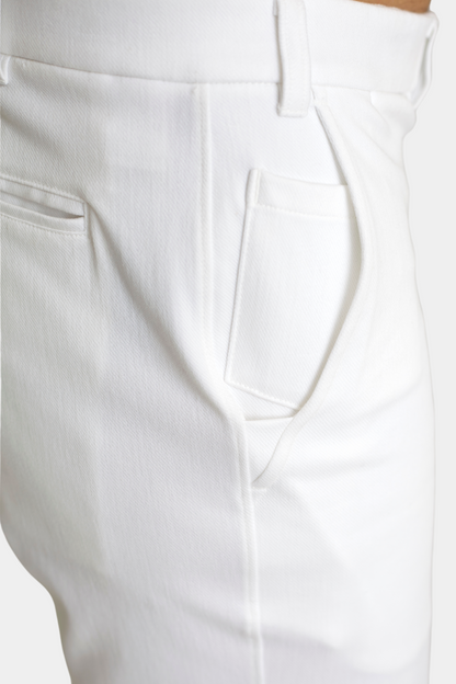 Stretch Eagle Shorts - White