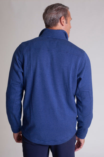 Voey Quarter Zip Sweatshirt - Tokyo Blue